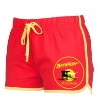 Baywatch Ladies Shorts Strand Urlaub Lifeguard Fun Hasselhoff Kult Serie Meer