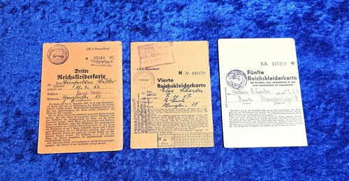 Reichskleiderkarte 4 5 - -,