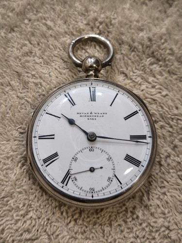 Antike silber taschenuhr - antike,
