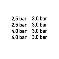 Reifen druck Aufkleber