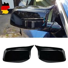 2X M-Stil Spiegelkappen Außenspiegel Glanz Schwarz Für BMW 5er E60 E61 2003-2008