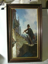 Carl Spitzweg Serenade Geiger