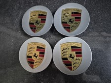 4x Porsche Cayenne silber Felgendeckel Nabenkappen 76mm 7P5601151 Panamera