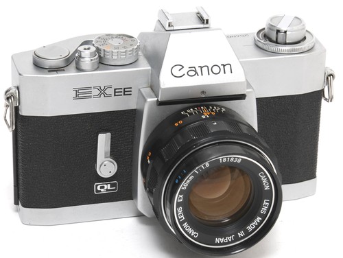 Canon camera slr with - ex-ee,