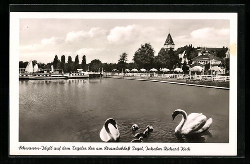 Berlin tegel gasthaus - ak, berlin-tegel,