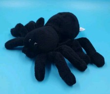 Teddy Hermann Spinne 15 cm Schwarz 92656 Plüschtier Stofftier Neuwertig 