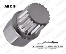 VW Felgenschloss ABC8 20 Kant Schlüssel Radsicherung VAG Lösewerkzeug Felge KFZ