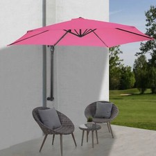B-Ware Wandschirm Acerra, Sonnenschirm, 3m neigbar, Polyester, pink-rosarot