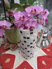 Mosaik Steingut Vase