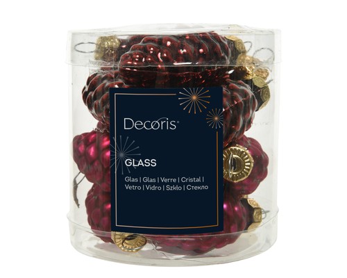 Glas zapfen 6cm - 12,