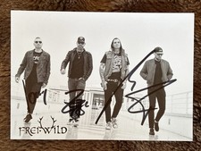 Autogrammkarte freiwild - autogrammkarte,