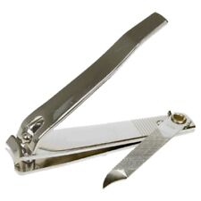GROSSER EDELSTAHL ZEHENNAGELKNIPSER mit Feile Nagelreiniger Snipper Cutter