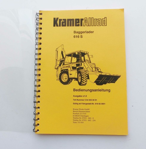 Kramer baggerlader 616 - baggerlader, s 