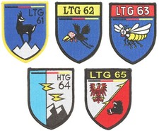 German military badge / Bundeswehr Klettabzeichen / Patch LTG 61 62 63 65 HTG 64