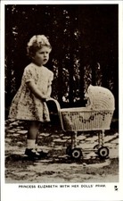 Ak Princess Elizabeth with her Dolls Pram, Kinderwagen - 4853017