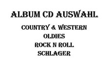 CD Album Auswahl - Country &