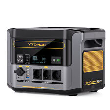 VTOMAN FlashSpeed 1000 Tragbare Powerstation 1000W Solargenerator für Camping