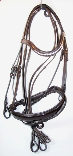 Trense lackleder braun - lackleder,