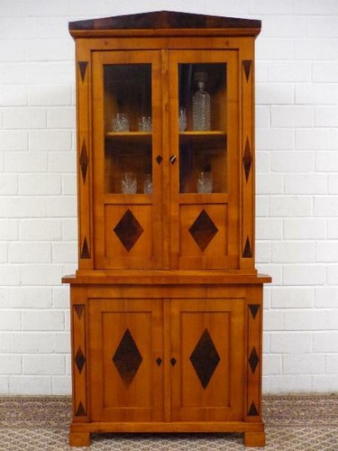 Biedermeier eckschrank - biedermeier,