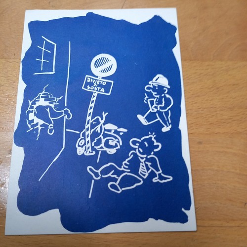 Vespa piaggio postkarte - vespa,