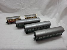 Fleischmann H0, 5 Personenwagen, sehr alt