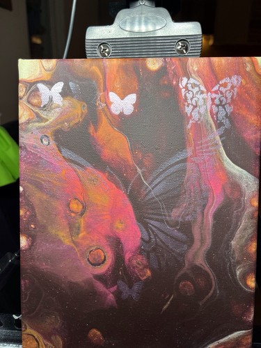 Acrylmalerei auf handgemalter - auf,