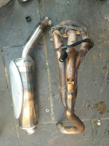 Triumph 955 tiger auspuff - i,