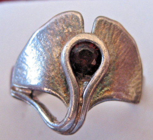 Zauberhafter gingko blatt ring - gingko,