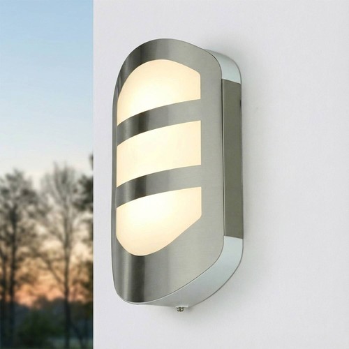 Led außenlampe wand - außenlampe, edelstahl