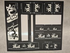 Fox dämpfer aufkleber decal - dämpfer,