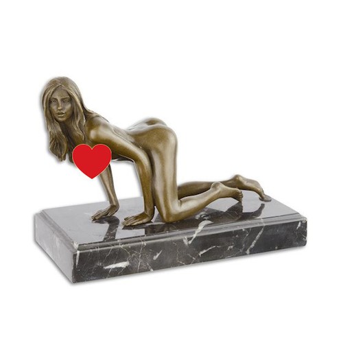 Bronze skulptur figur - bronze,