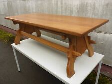 alter älterer Tisch Couchtisch massiv Eiche hell? rustikal Landhaus 162x71,3 cm