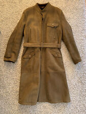 Vintage: warmer Winter- / Ledermantel mit Innenpelz Top Qualität, ca 50er Jahre 