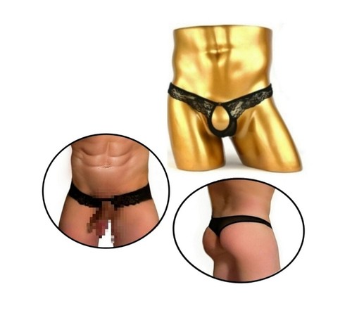 Männer string schwarz - g-string,