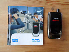 Nokia 6060 Klapphandy mit Anleitung Vintage Retro LÄDT/STARTET NICHT