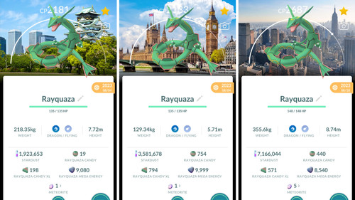Non shiny rayquaza fest - 🐉non,