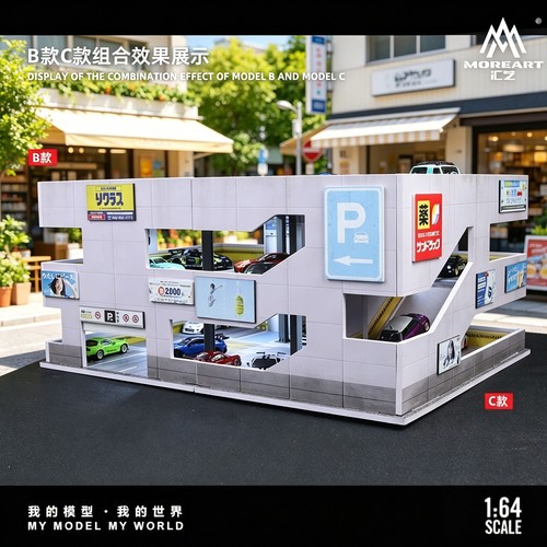 Diorama garage - de, 1:64