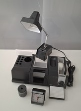 UTENSILO Lampe UK Design Leuchte Mid Century Lampe Eichhoff Vintage Quarz Uhr