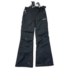 Nevica Ski Salopettes wasserdichte Baggy Fit Schneehose schwarz Damen UK8