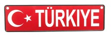 Türkiye - Blechschild - Nummernschild - Fussball - Türkei