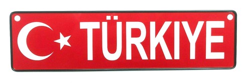 Türkiye blechschild - türkiye,