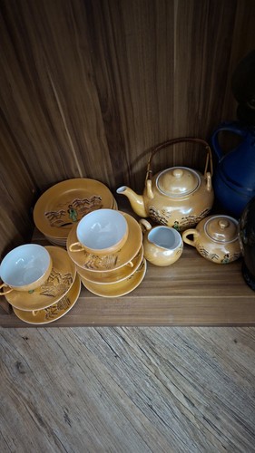 Vintage asiatisches teeservice - vintage,