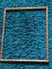 Antik Art Deco Bilderrahmen Wellenleiste in gold FM: 29,6 x 24,4 cm