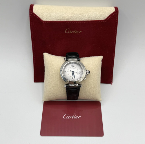 Cartier pasha 35mm stahl - 35mm,