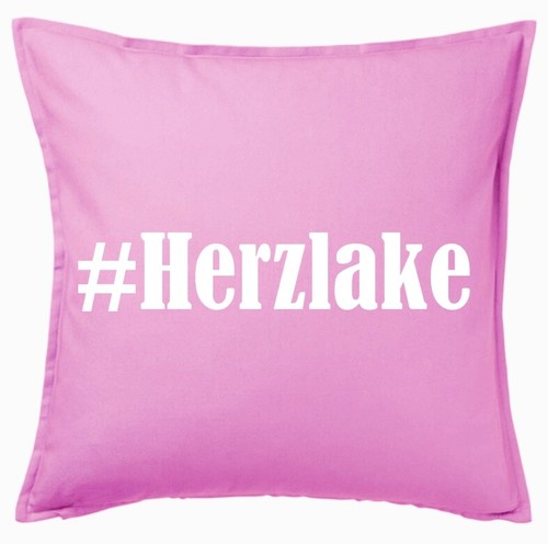 Herzlake kissenbezug pink ich - #herzlake,