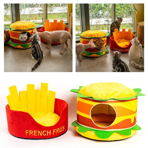 Burger pommes katzenbett - burger,