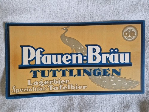Werbeplakat karton brauerei - werbeplakat, /