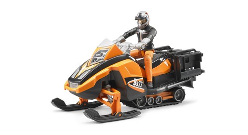 Snowmobil mit fahrer - snowmobil, und