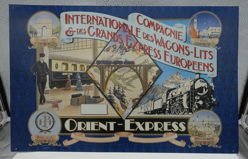 Blechschild orient express - blechschild, orient-express