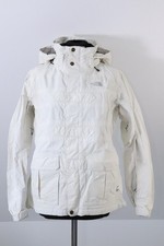 ° THE NORTH FACE ° Skijacke SKI JACKE Gr. M / 38 40 weiß HyVent mit Kapuze Damen
